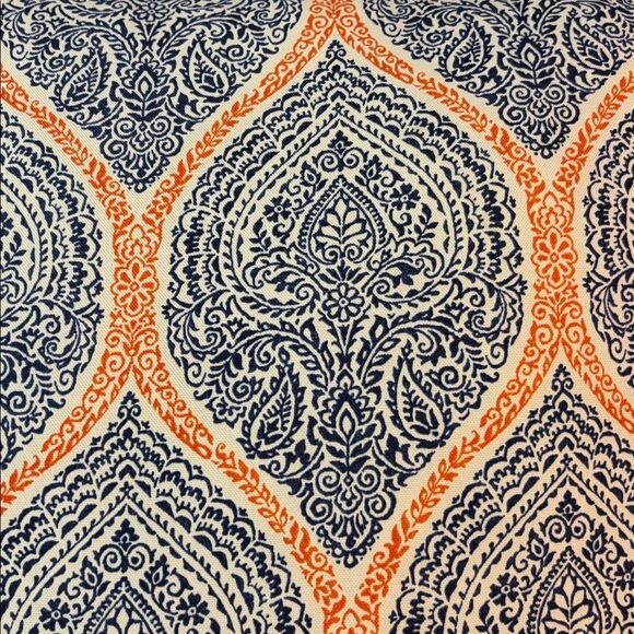 20” x L x 20” W x 6” T Square Outdoor Throw Pillow in Andorra Tiger Lily-2-Pack - Picture 4 of 7